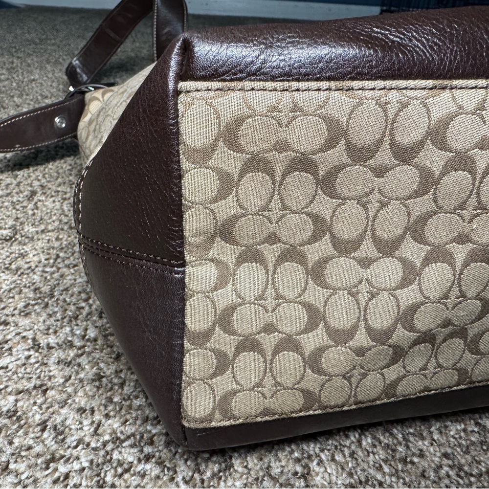 Coach Legacy Duffle Bucket Shoulder Bag, Brown - Picture 14 of 16